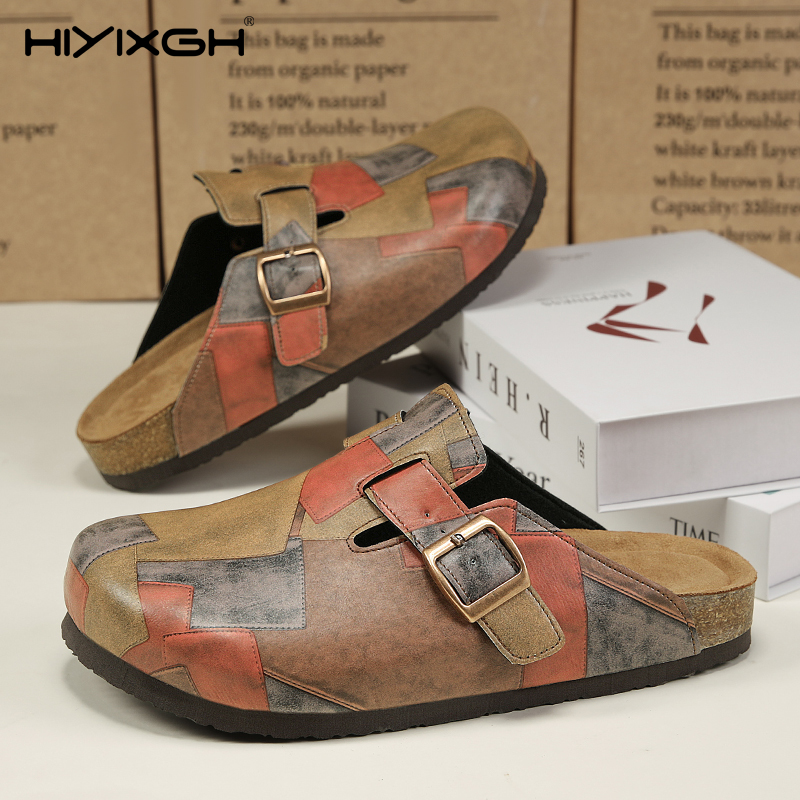 Health & Wellness Alegria - Comfort Cork Leather Slippers for Unisex