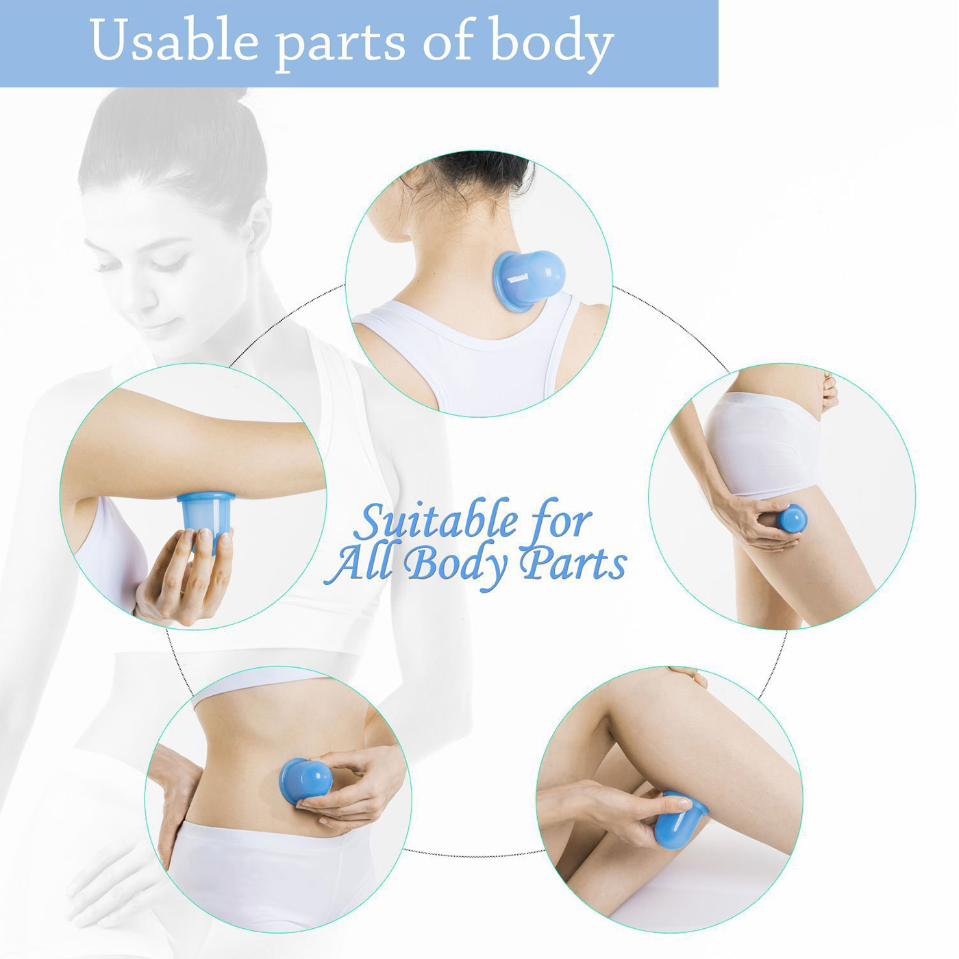 Silicone Vacuum Suction Cup Ma - Cupping Therapy Set review and price